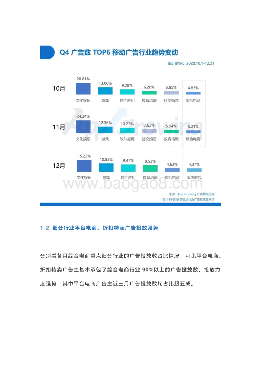 2020年Q4综合电商广告投放分析.pdf_第2页