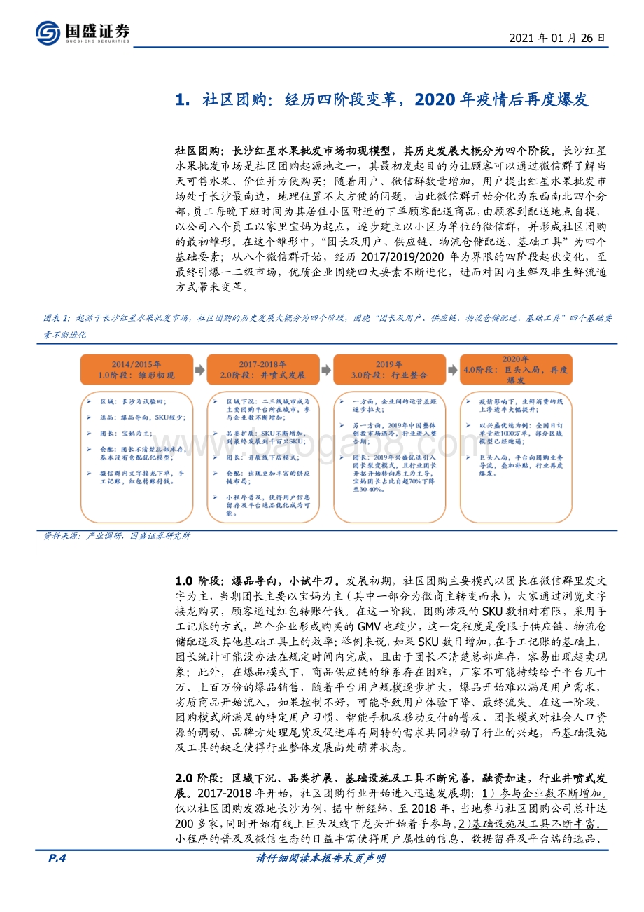 回归理性如何看待社区团购发展方向：仍从一斤苹果看国内生鲜产业链及渠道变革.pdf_第4页