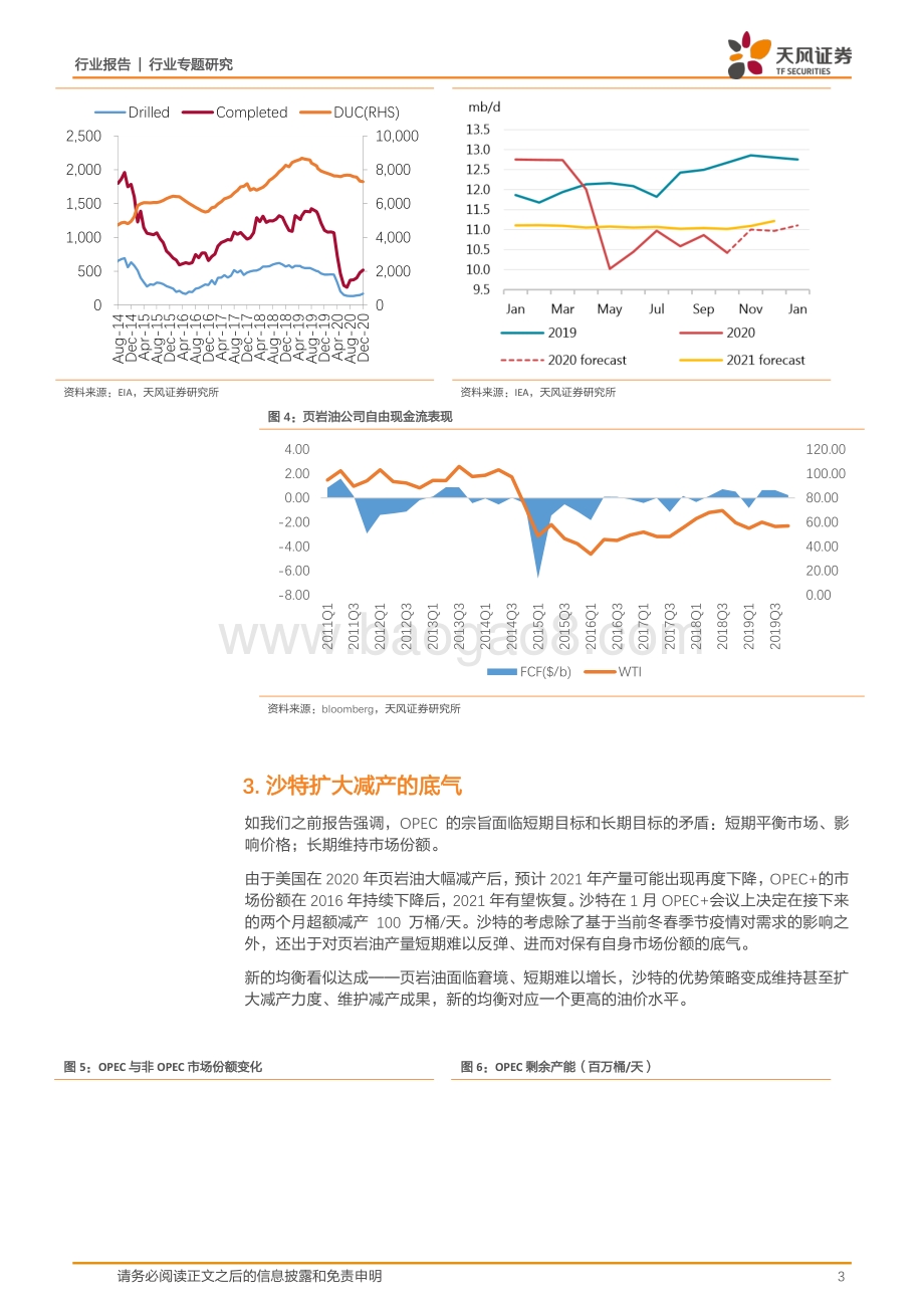 从春节期间油价超预期谈起：页岩的黄昏？及值得警惕的“绿色化”趋势.pdf_第3页
