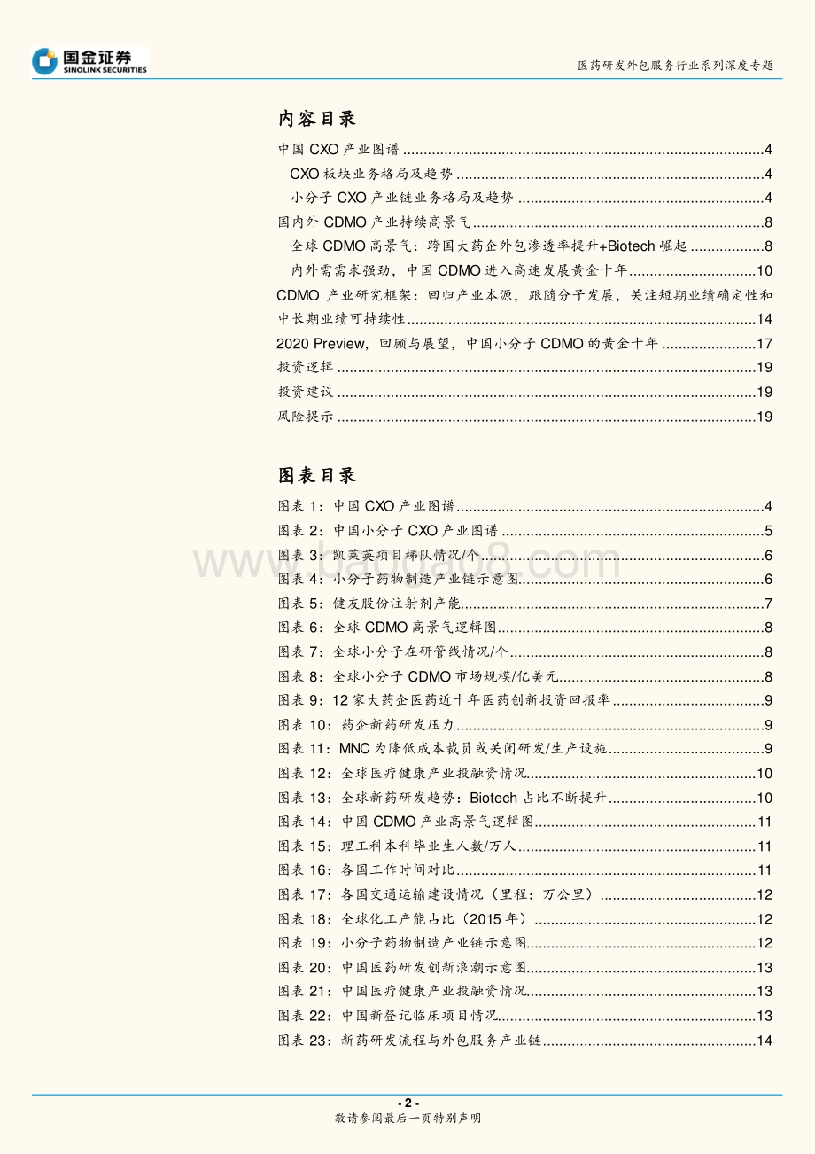 医药研发外包服务行业系列深度专题：CXO产业图谱（一）：需求强劲小分子CDMO崛起.pdf_第2页
