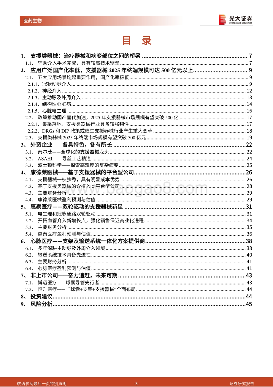支援类器械：横跨介入医疗所有赛道国产替代正当时.pdf_第3页