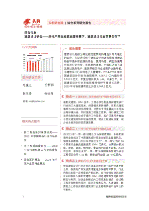建筑设计研究：房地产开发投资放缓背景下建筑设计行业前景如何？.pdf