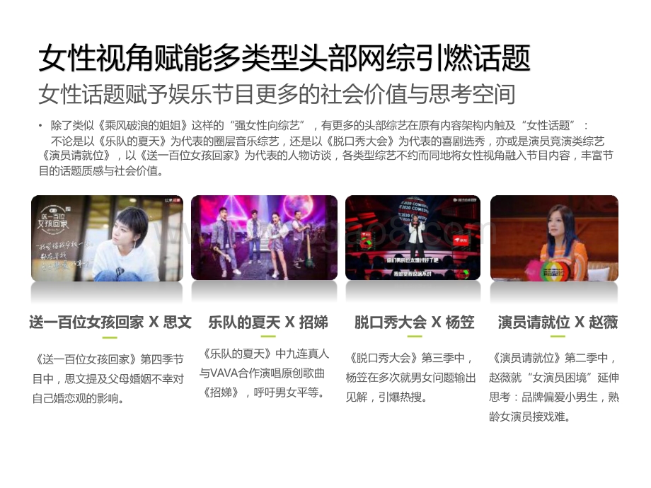 2021中国女性情感综艺内容传播价值研究报告.pptx_第4页