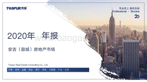 2020年安吉房地产市场年报.pdf