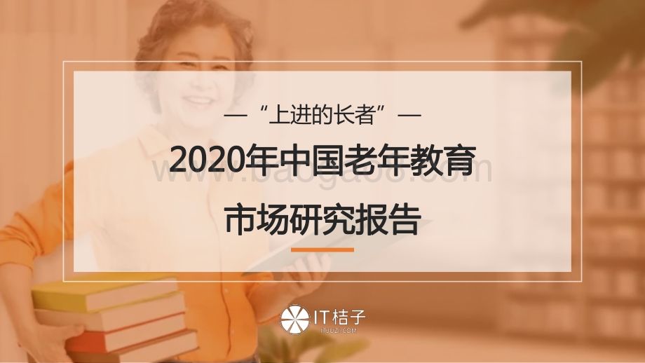 2020年中国老年教育市场研究报告.pdf_第1页