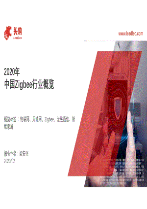 2020年中国Zigbee行业概览.pdf