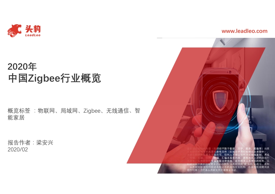 2020年中国Zigbee行业概览.pdf_第1页