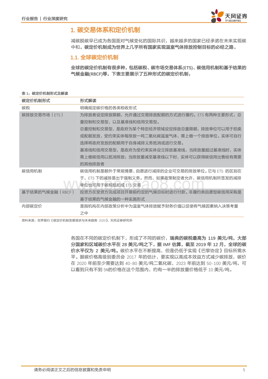 电气设备行业深度研究：深耕国内外碳交易机制现况详解风电光伏低碳收益.pdf_第5页