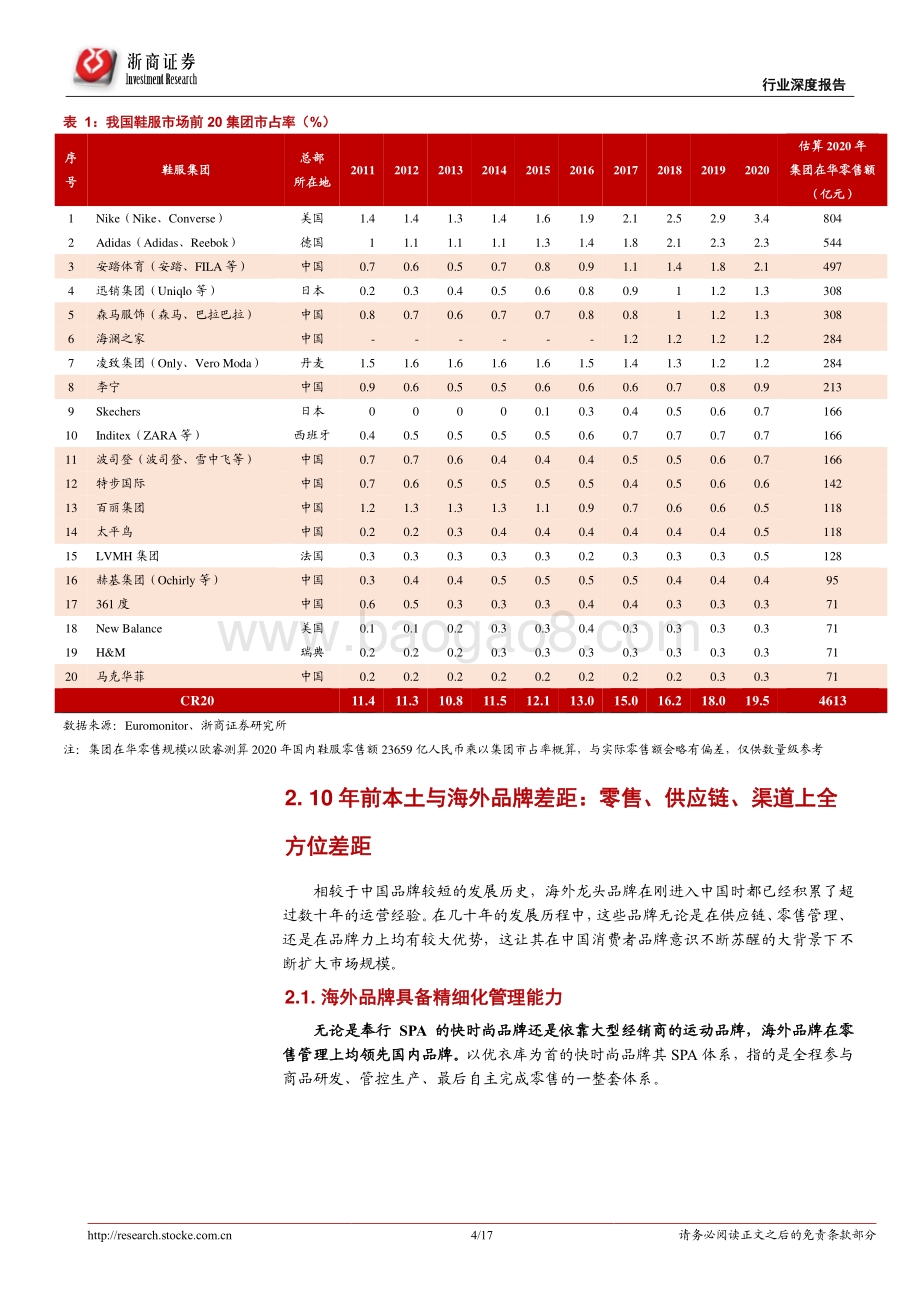 纺织服装行业深度报告：国货当自强全面看好国产龙头抢占市场.pdf_第4页