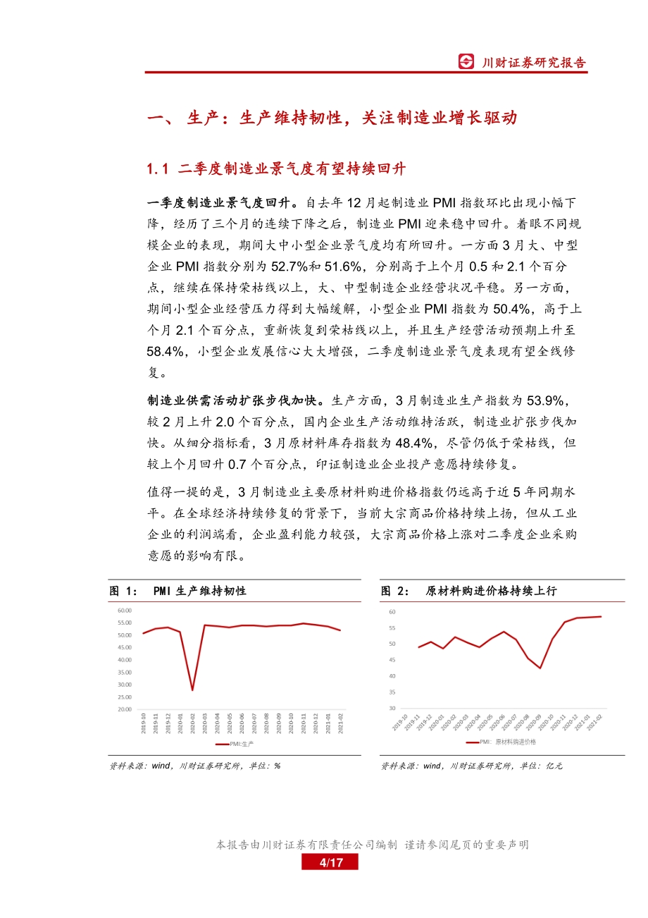 2021年二季度宏观环境展望：制造业是二季度经济重要看点.pdf_第4页