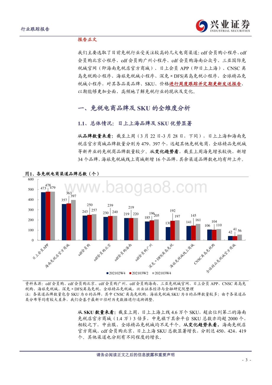 免税电商系列专题第五期：海南免税各店折扣常态化海控电商新增雅诗兰黛及海蓝之谜.pdf_第3页