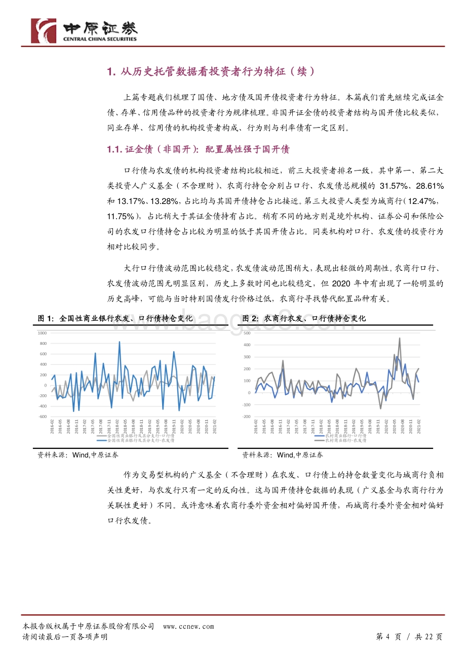 机构行为系列专题之二：债市机构投资者行为全景分析（下）.pdf_第4页