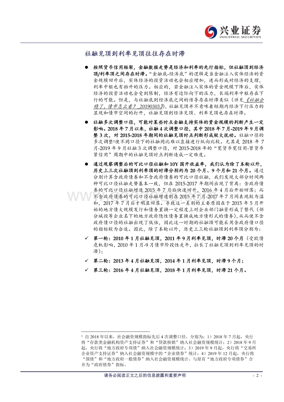 从社融顶到利率顶需要多久？.pdf_第2页