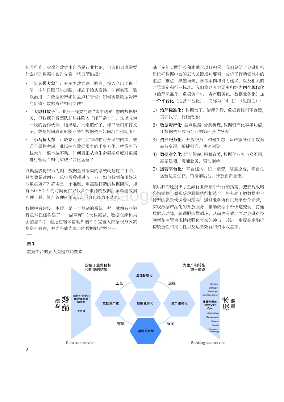 数据之巅制胜未来：金融行业数据中台五大关键成功要素.pdf_第4页