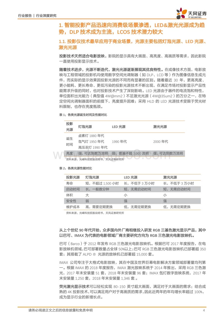 全球家用投影仪市场空间广阔智能微投品类持续渗透.pdf_第4页