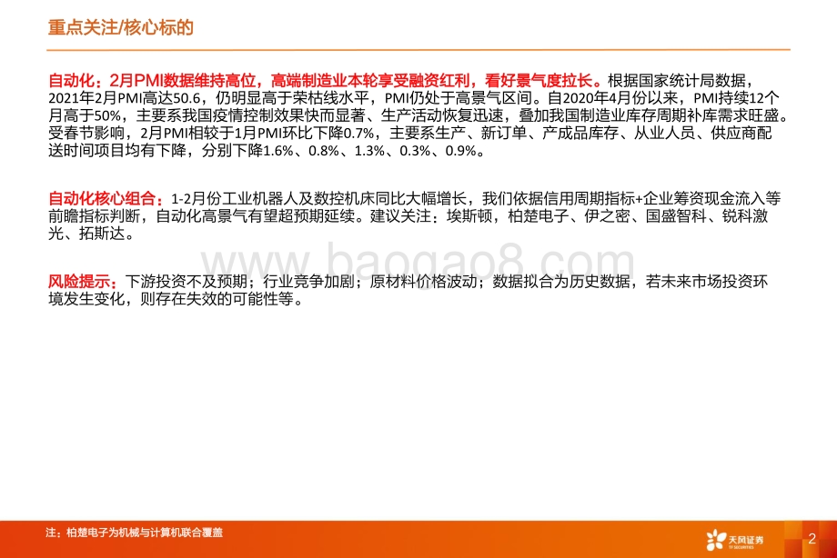 自动化深度之二：M1增长率强劲信用周期为重要前瞻指标.pdf_第2页