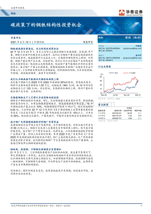 碳政策下的钢铁结构性投资机会.pdf