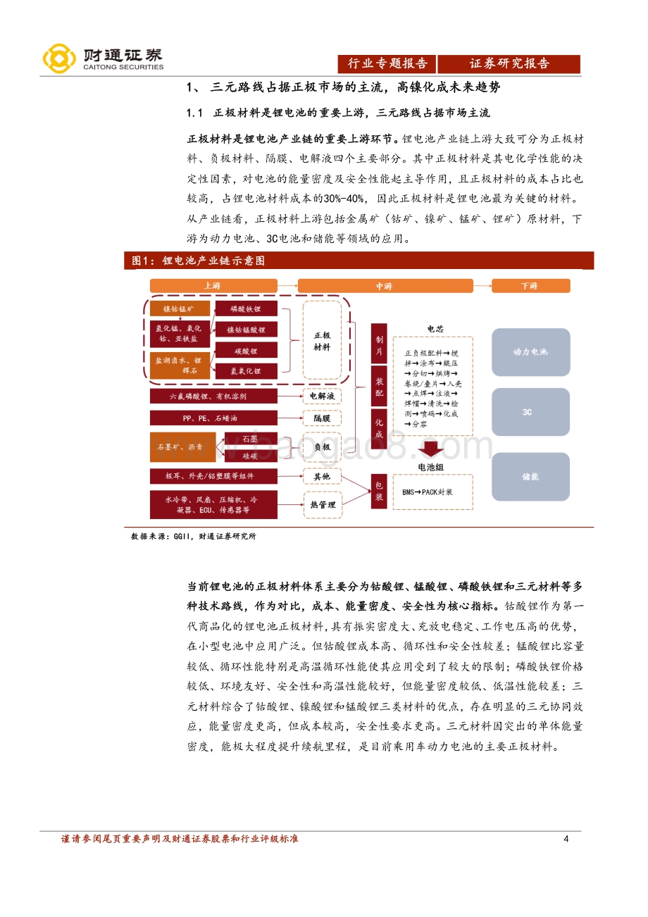 正极材料深度报告：三元路线主导高镍化大势所趋.pdf_第4页