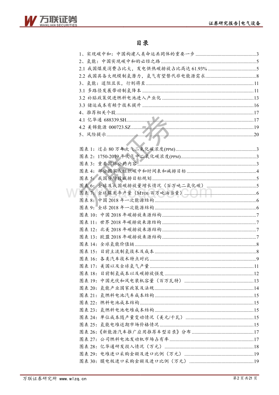 碳中和：能源变革前夕氢能投资新机遇.pdf_第2页