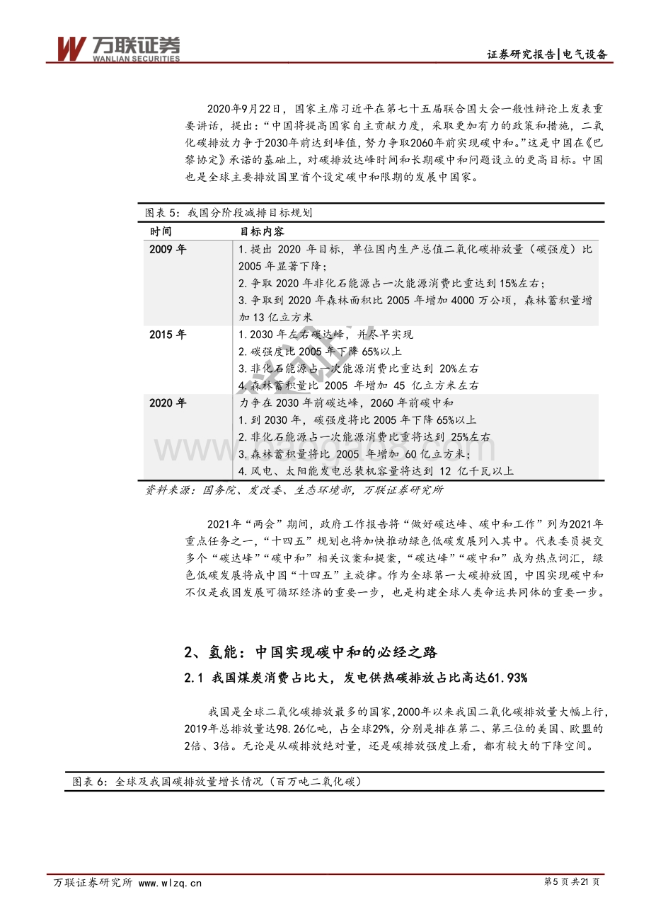 碳中和：能源变革前夕氢能投资新机遇.pdf_第5页