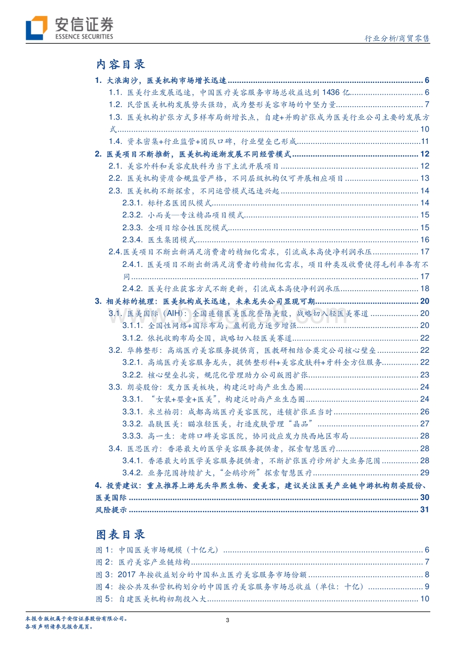 医美产业链深度剖析之四：洗尽铅华始见金医美机构未来龙头显现可期.pdf_第3页