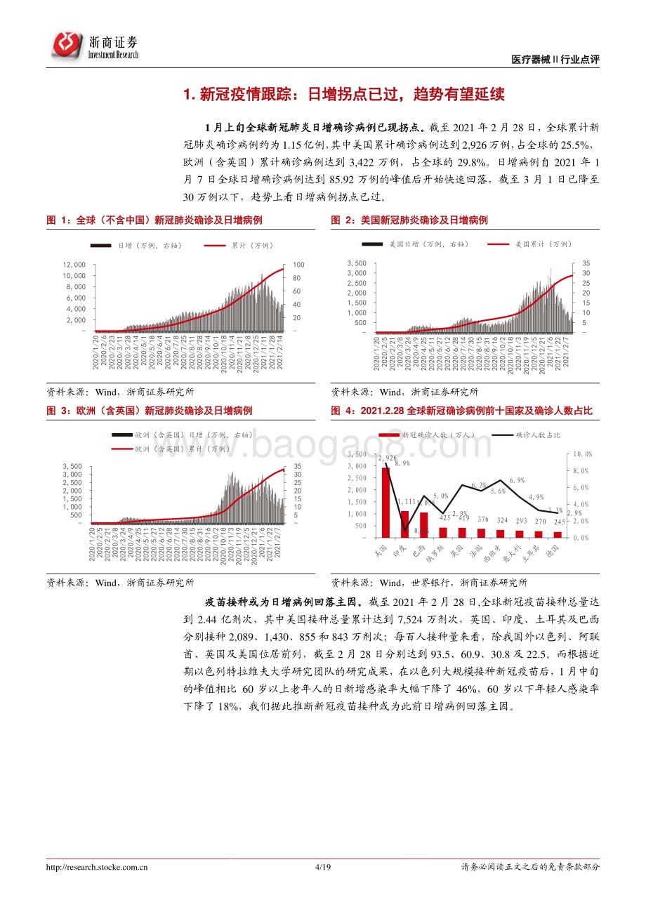 新冠疫情与IVD行业跟踪报告：疫情拐点已现IVD行业生变.pdf_第4页