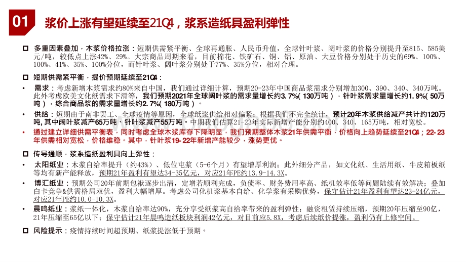 2021年浆系造纸纸浆行业研究报告.pptx_第2页