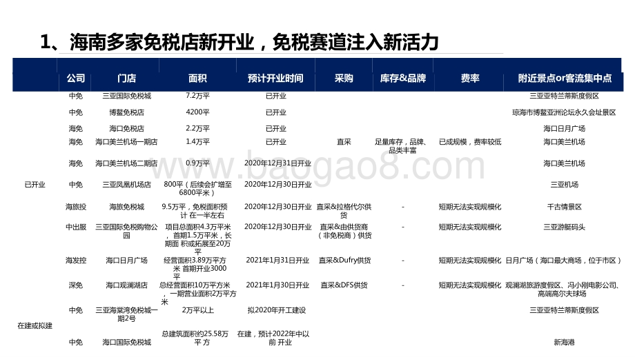 2021年海南新增免税店开业情况多维度研究报告.pptx_第4页