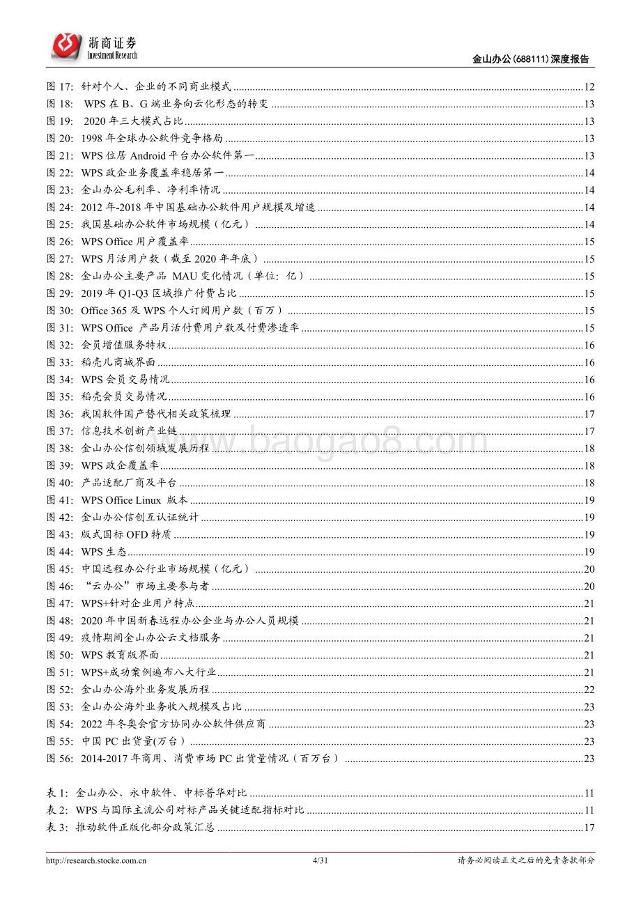 金山办公深度报告：云&智能&国产化三浪叠加办公软件龙头再攀高峰.pdf_第4页