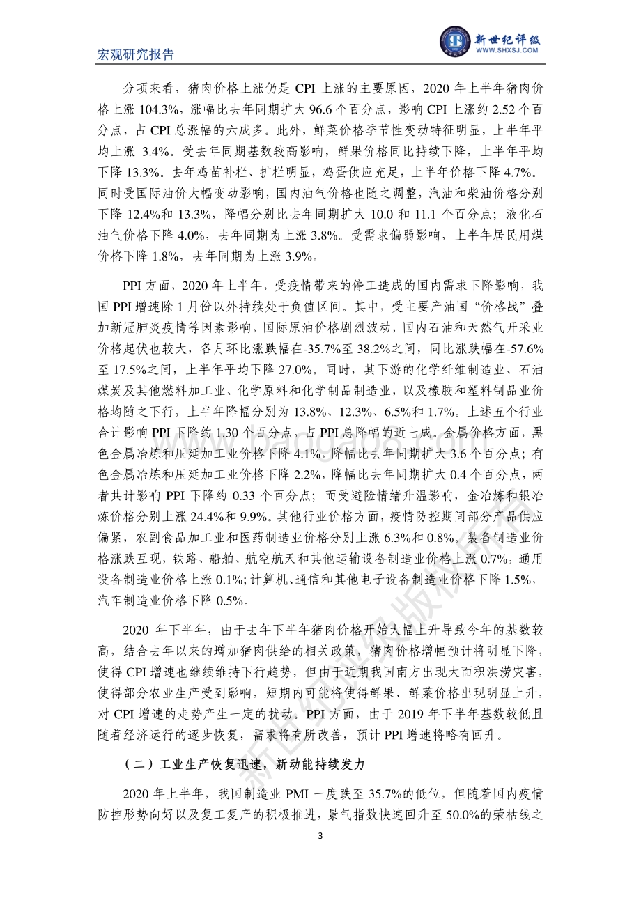 2020年上半年宏观经济分析与展望.pdf_第3页