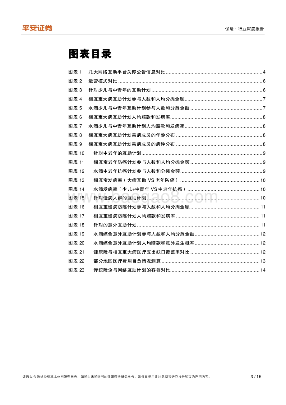 保险行业深度报告：网络互助关停浪潮来袭商业健康险下沉市场迎机遇.pdf_第3页