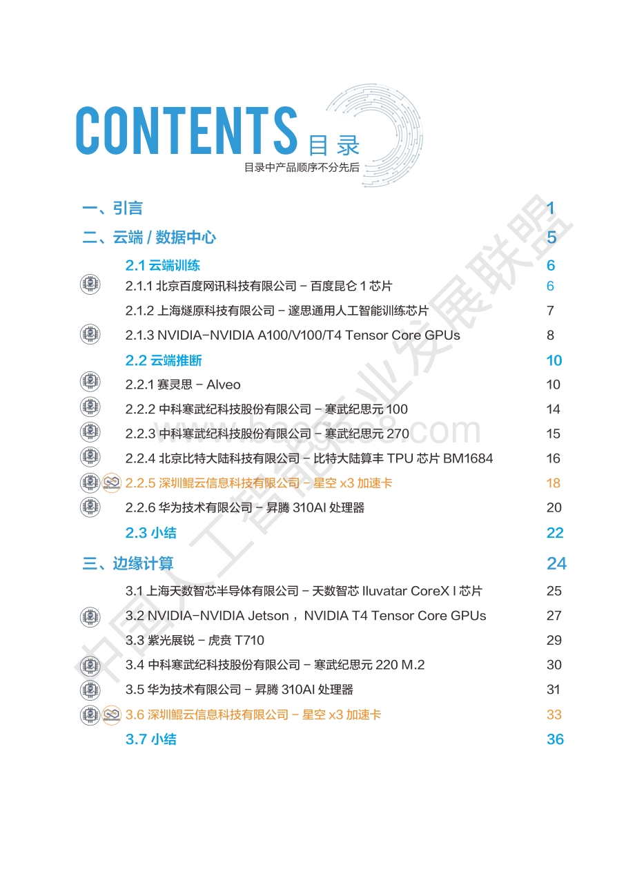 2020年AI芯片技术选型目录.pdf_第3页