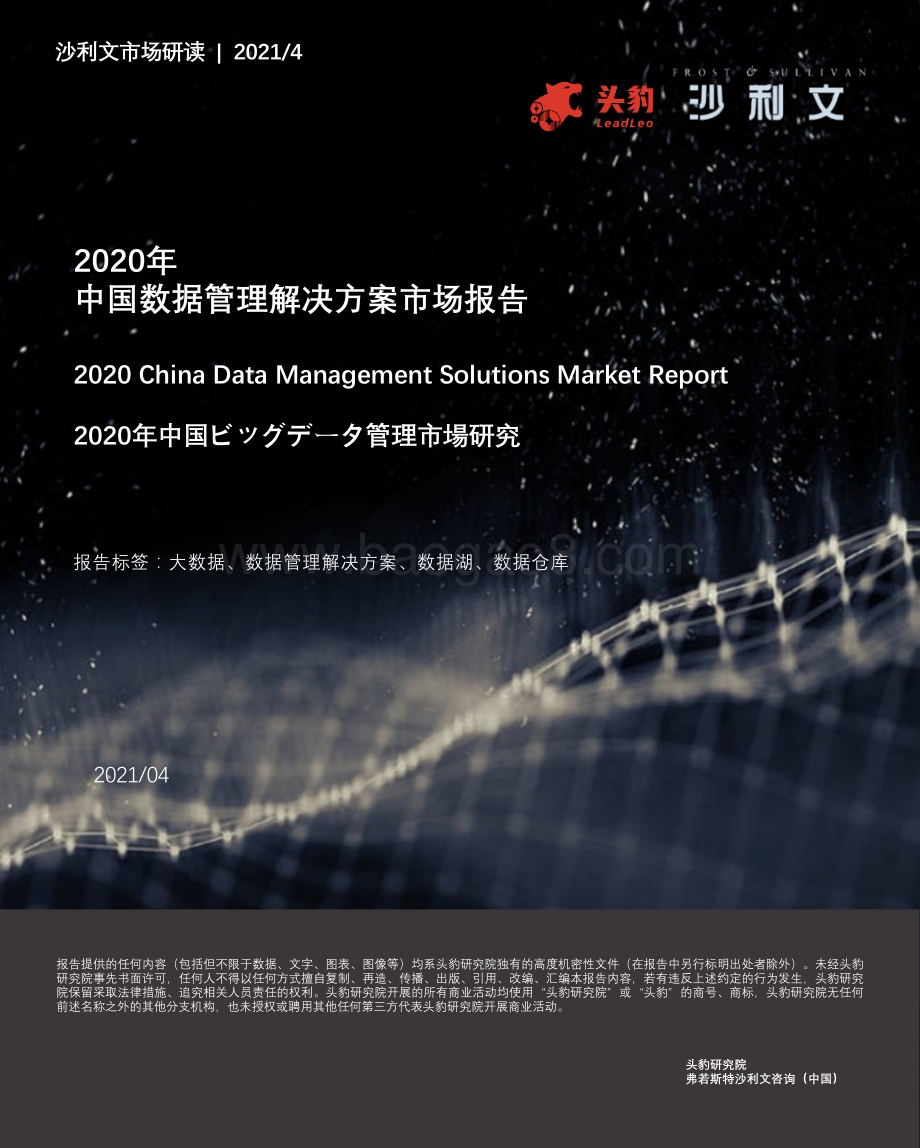 2020年中国数据管理解决方案市场报告.pdf_第1页