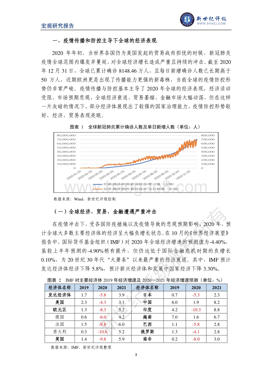 2021年1月中国宏观经济分析与展望：国际环境篇.pdf_第3页