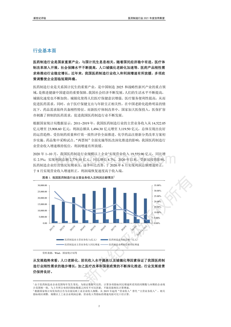 医药制造行业2021年度信用展望.pdf_第2页