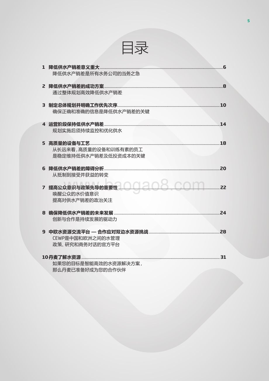 减少城市供水漏损：通过降低供水产销差实现高效用水满足未来的用水需求.pdf_第5页