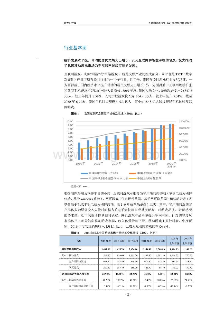 互联网游戏行业2021年度信用展望.pdf_第2页