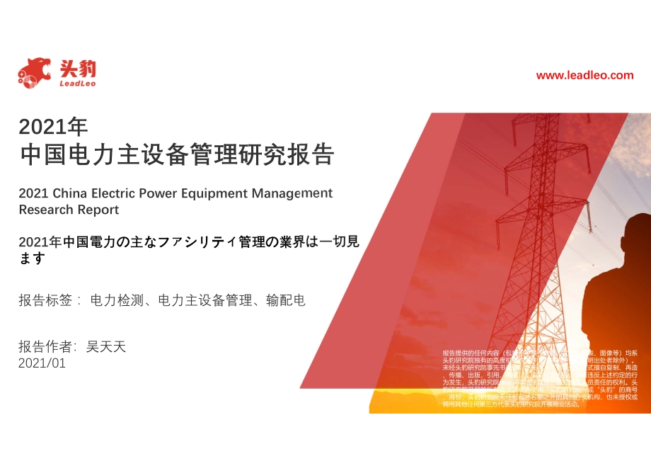 2021年中国电力主设备管理研究报告.pdf_第1页