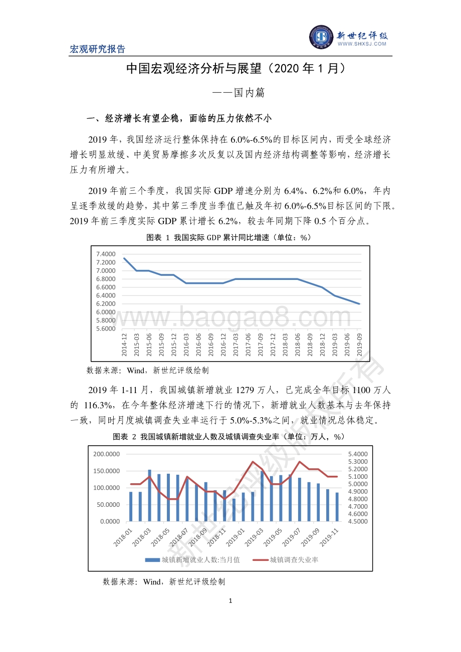 2020年1月中国宏观经济分析与展望：国内篇.pdf_第4页