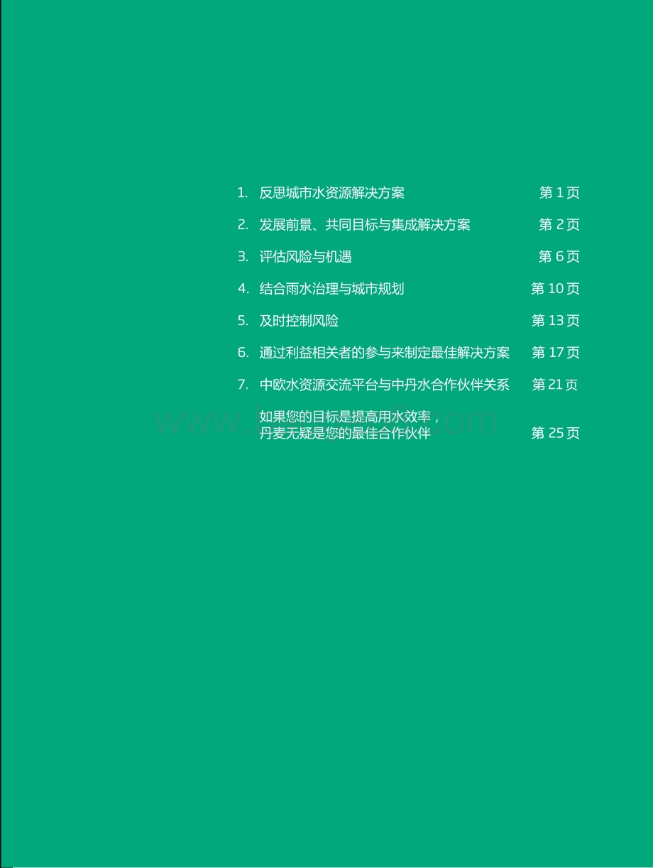 反思城市水资源提升城市新价值：城市用水综合管理的可持续解决方案.pdf_第5页