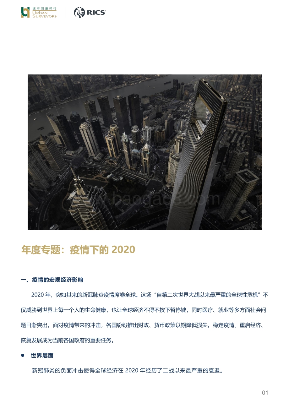 房地产年度专题：疫情下的2020.pdf_第1页