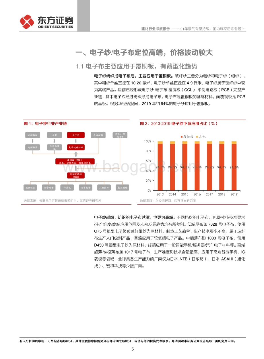 玻纤电子纱行业深度报告：21年景气有望持续国内玩家后来者居上.pdf_第5页