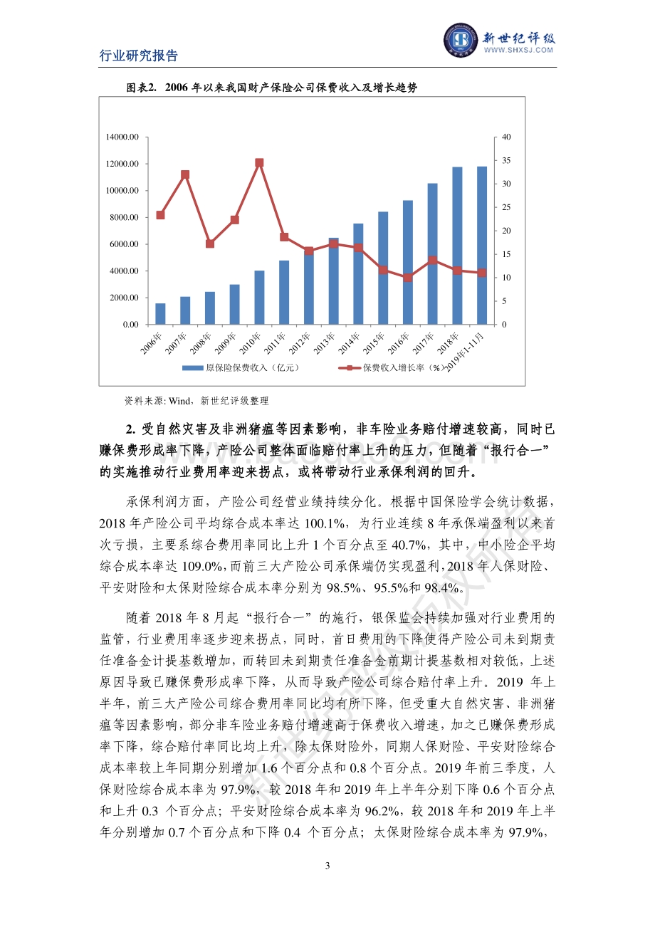2019年度中国财产保险行业信用回顾与展望.pdf_第3页