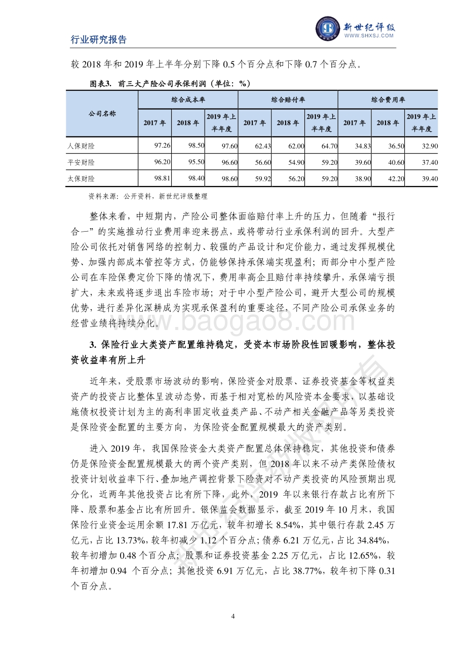 2019年度中国财产保险行业信用回顾与展望.pdf_第4页