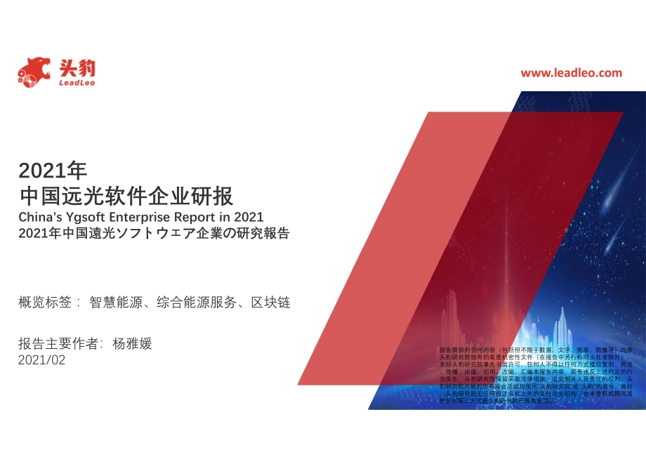 2021年中国远光软件企业研报.pdf_第1页