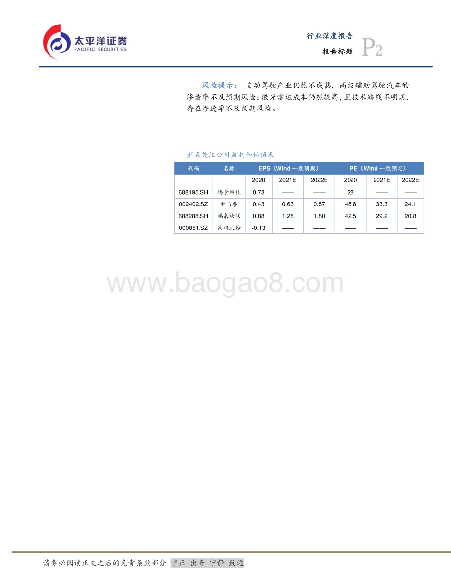 5G入口系列之一：智能驾驶爆发的“前夜”感知通信率先受益.pdf_第2页