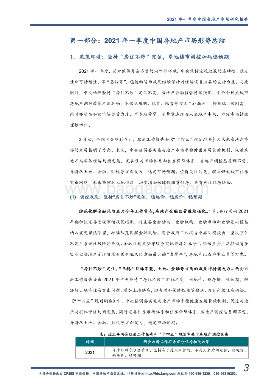 2021年一季度中国房地产市场研究报告.pdf_第4页