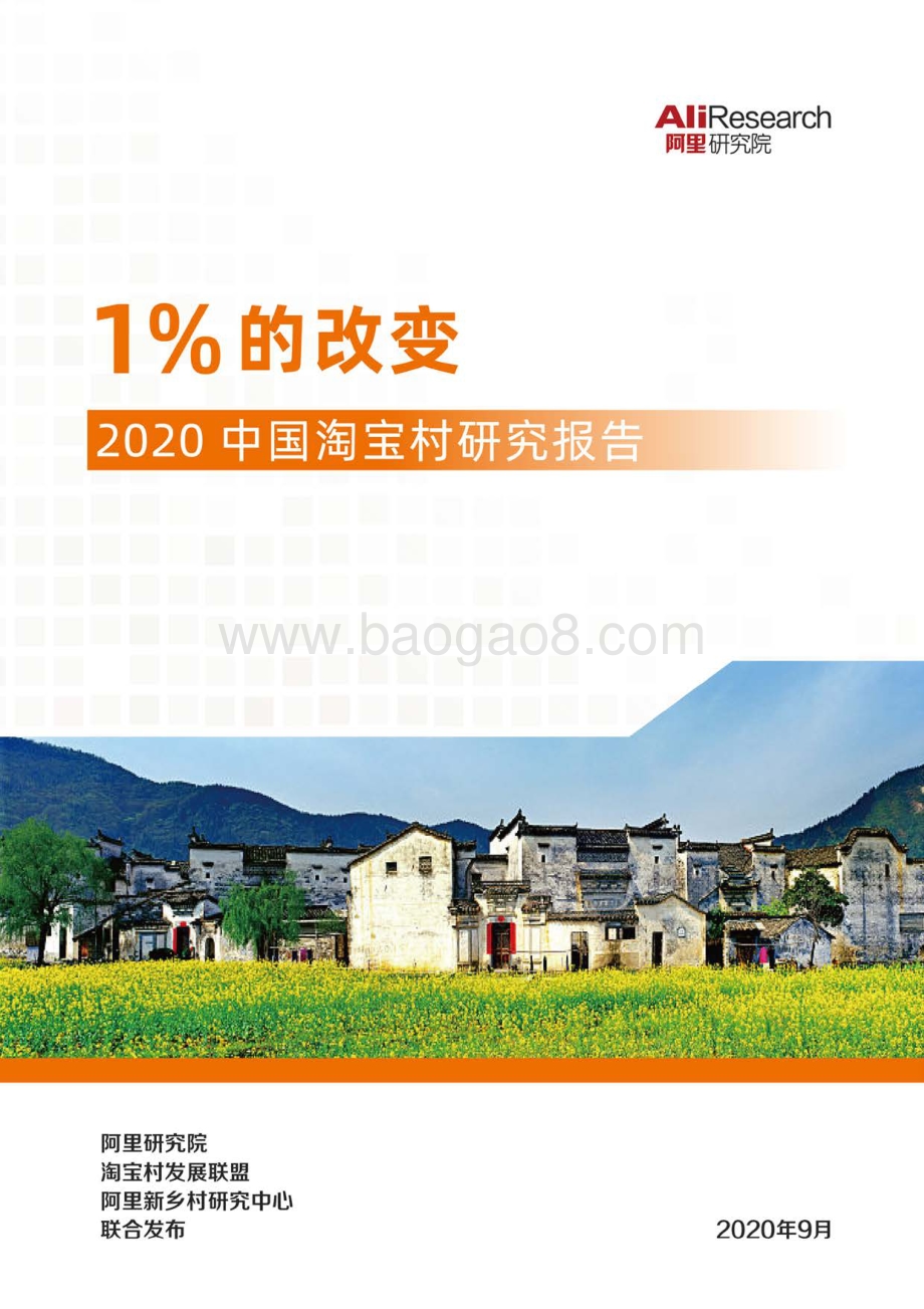 2020中国淘宝村研究报告.pdf_第1页