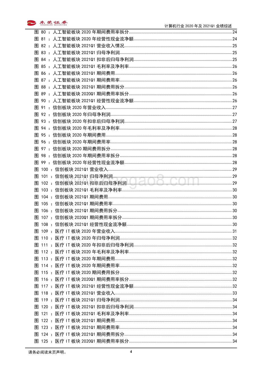 计算机行业2020年及2021Q1业绩综述.pdf_第4页