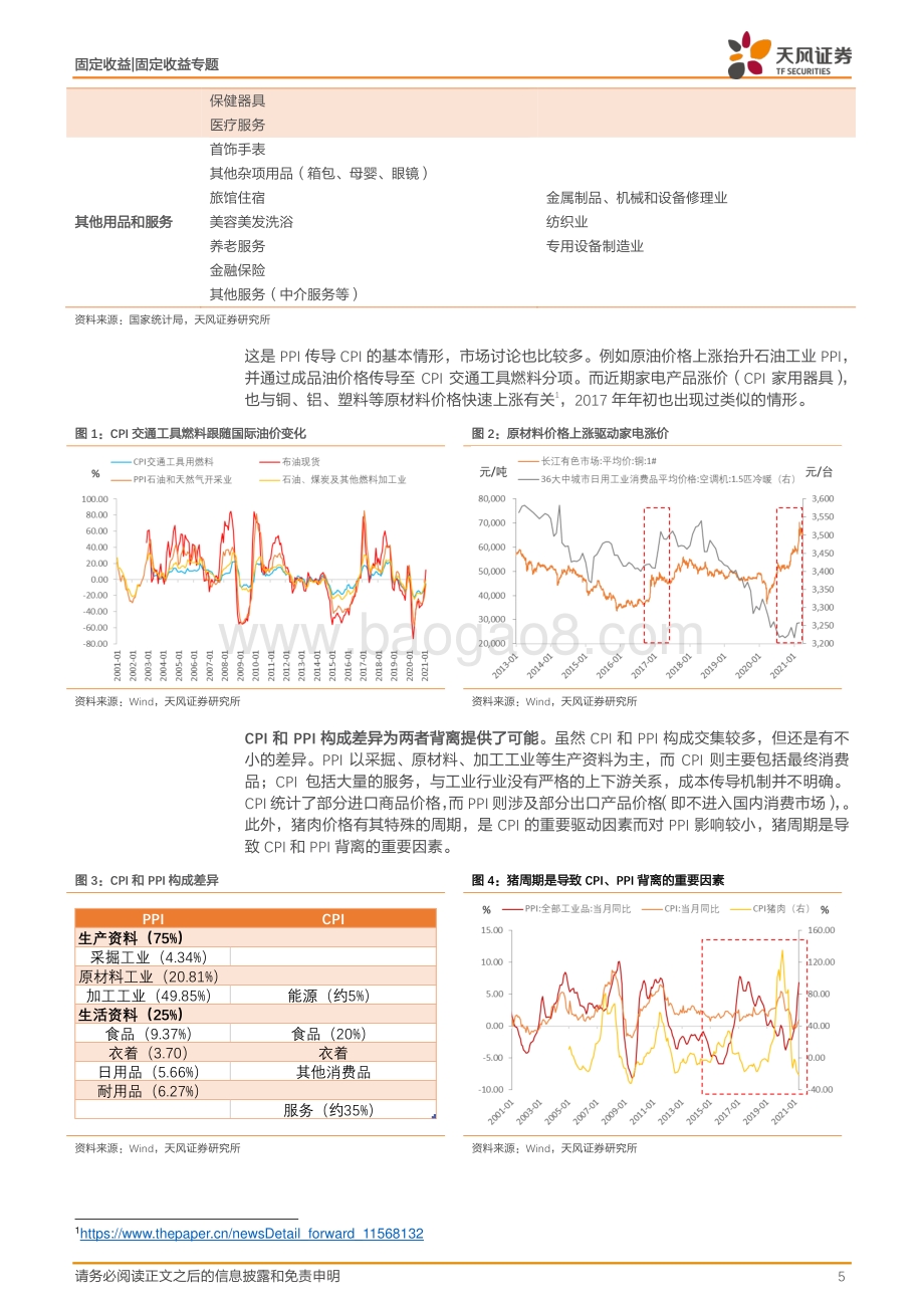 通胀专题：大宗商品能否传导至CPI？.pdf_第5页